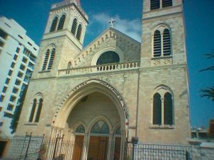 Christians and Muslims worship side by side in Americano Street Latakia